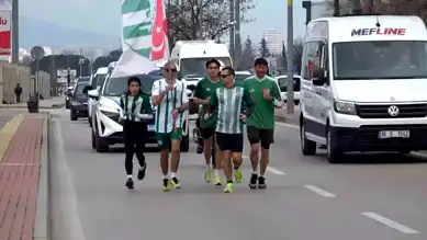 Sevgililer Günü'nde Bursaspor'a Koşu