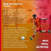 Mert Miraç Altındaş, Yeni Malatyaspor'dan Ayrıldı
