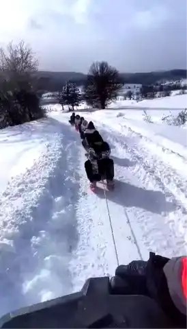 Eflani'de ATV Kızak Keyfi!